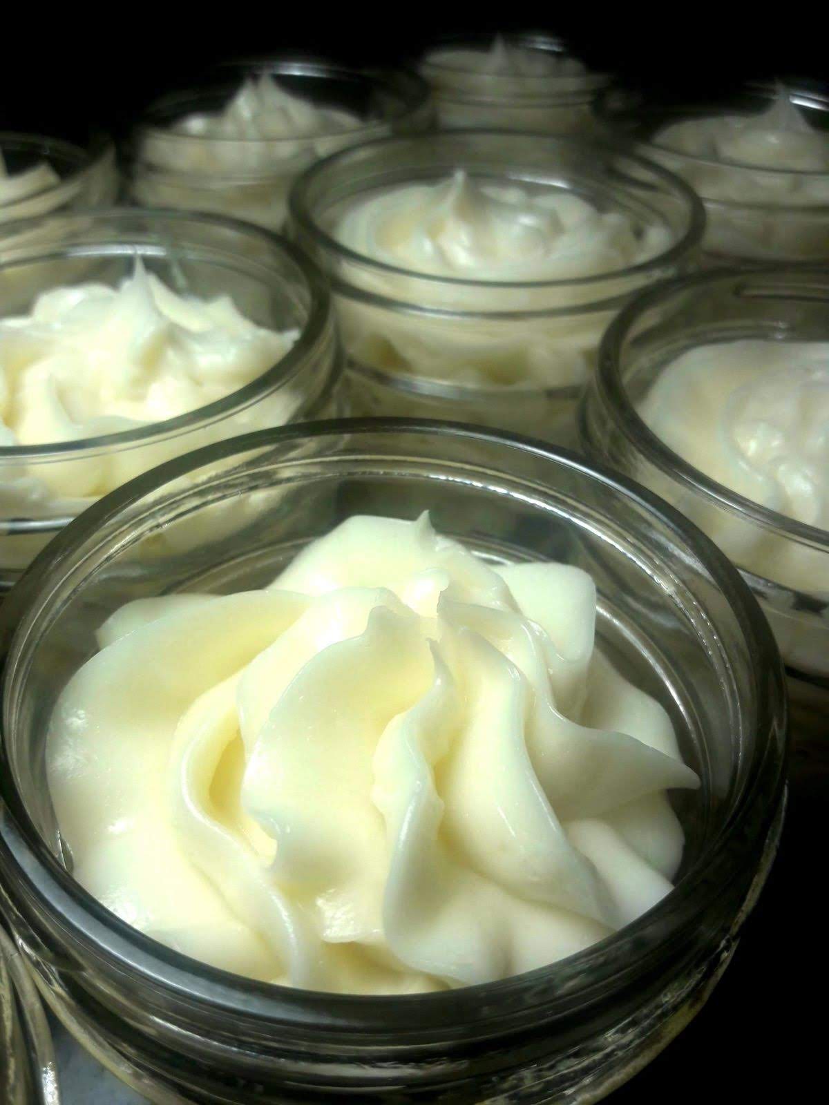 Arrangement of body butter jars — Body Care collection