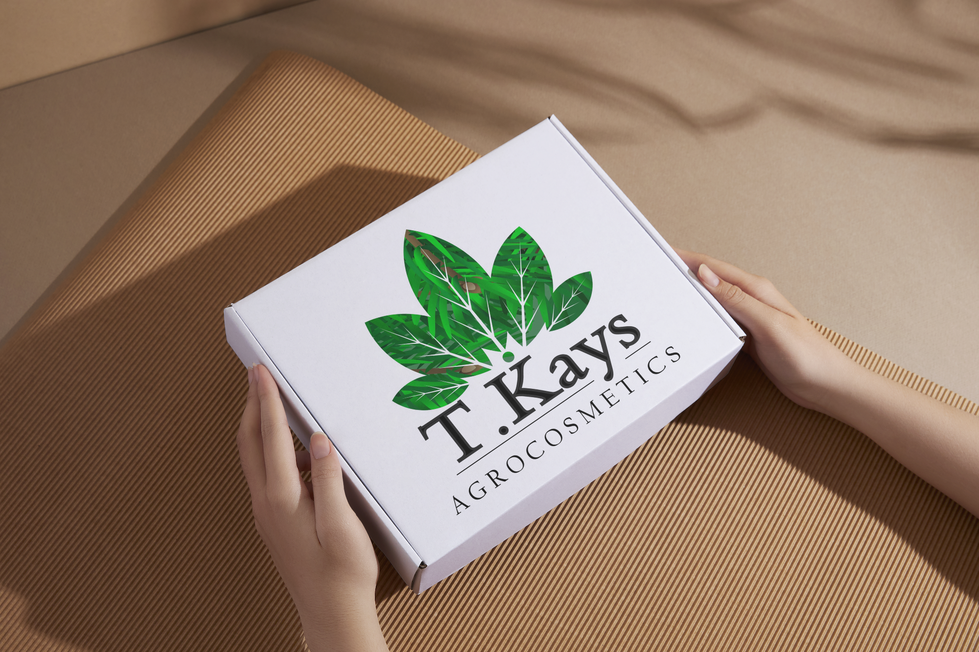T.kays branded delivery box ready for dispatch